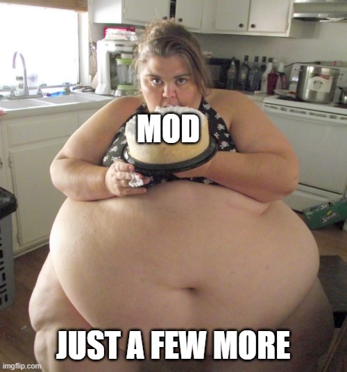 Happy Birthday Fat Girl | MOD JUST A FEW MORE | image tagged in happy birthday fat girl | made w/ Imgflip meme maker