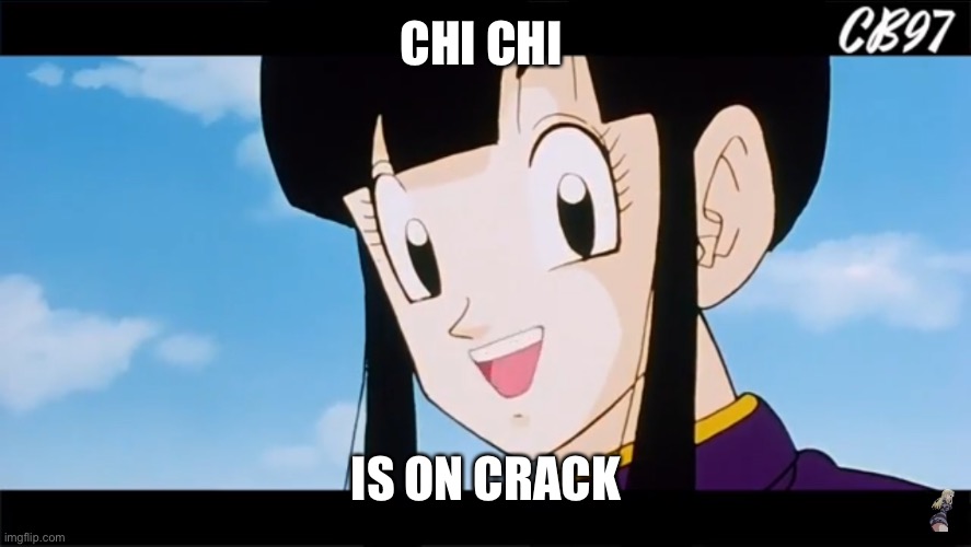 Something Is Wrong with Anime | CHI CHI; IS ON CRACK | image tagged in fun | made w/ Imgflip meme maker