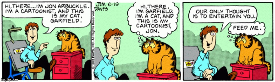 Ah, 1978 times... | image tagged in garfield,1978 | made w/ Imgflip meme maker