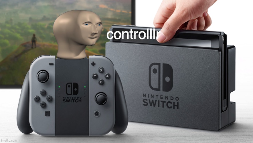 Nintendo Switch | controlllr | image tagged in nintendo switch | made w/ Imgflip meme maker