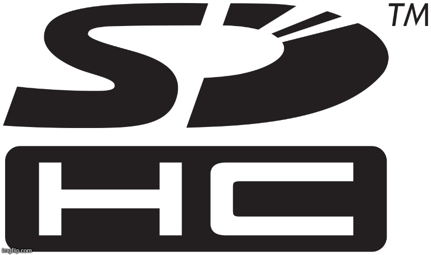 SD HC Card Logo | image tagged in sd hc card logo | made w/ Imgflip meme maker