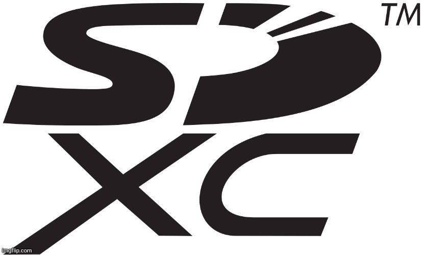 SD XC Card Logo | image tagged in sd xc card logo | made w/ Imgflip meme maker