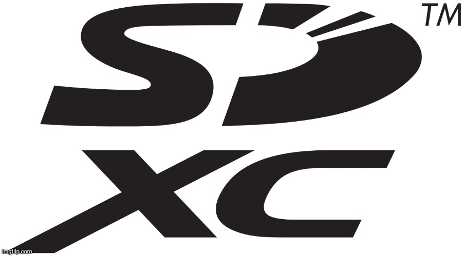 SD XC Card Logo | image tagged in sd xc card logo | made w/ Imgflip meme maker