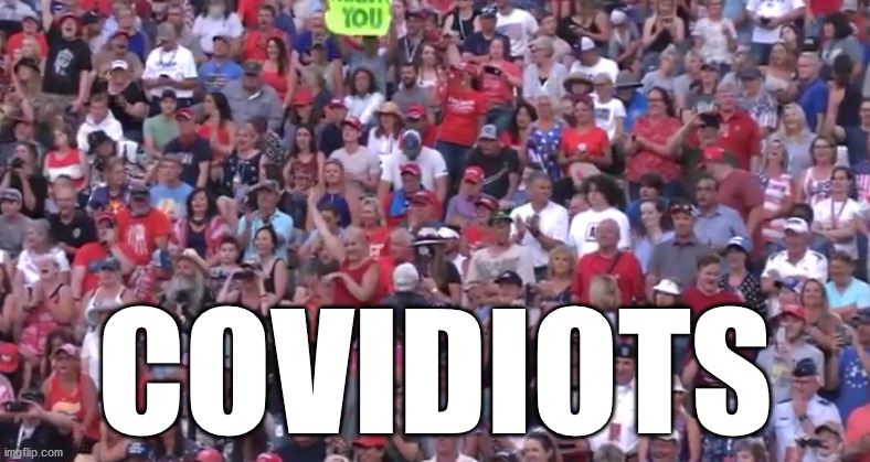 COVIDIOTS | COVIDIOTS | image tagged in covidiots | made w/ Imgflip meme maker