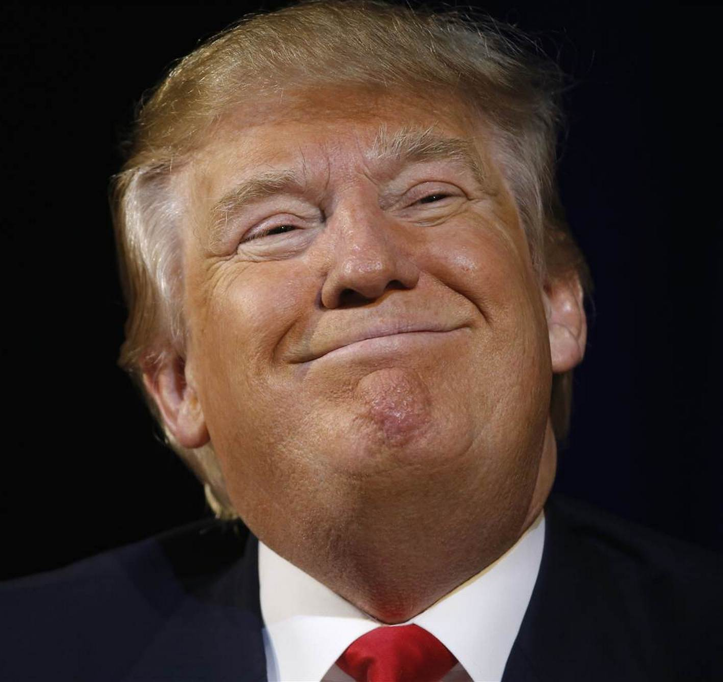 Trump Smiling Blank Template - Imgflip