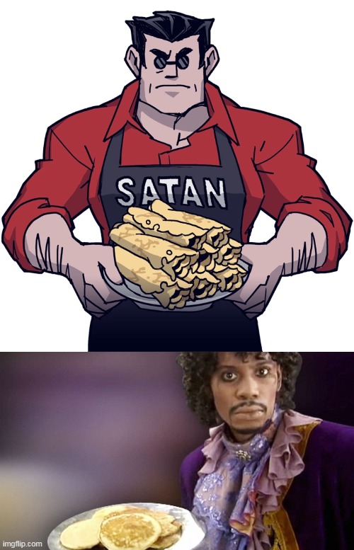 Who wants pancakes? | image tagged in dave chappelle prince pancakes | made w/ Imgflip meme maker