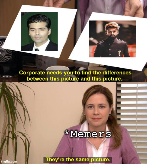 They are the same picture | *Memers | image tagged in they are the same picture | made w/ Imgflip meme maker