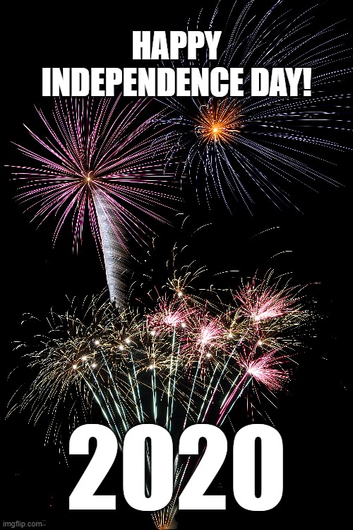 Independence Day 2020 | HAPPY INDEPENDENCE DAY! 2020 | image tagged in fireworks,colorful fireworks,4th of july,america | made w/ Imgflip meme maker
