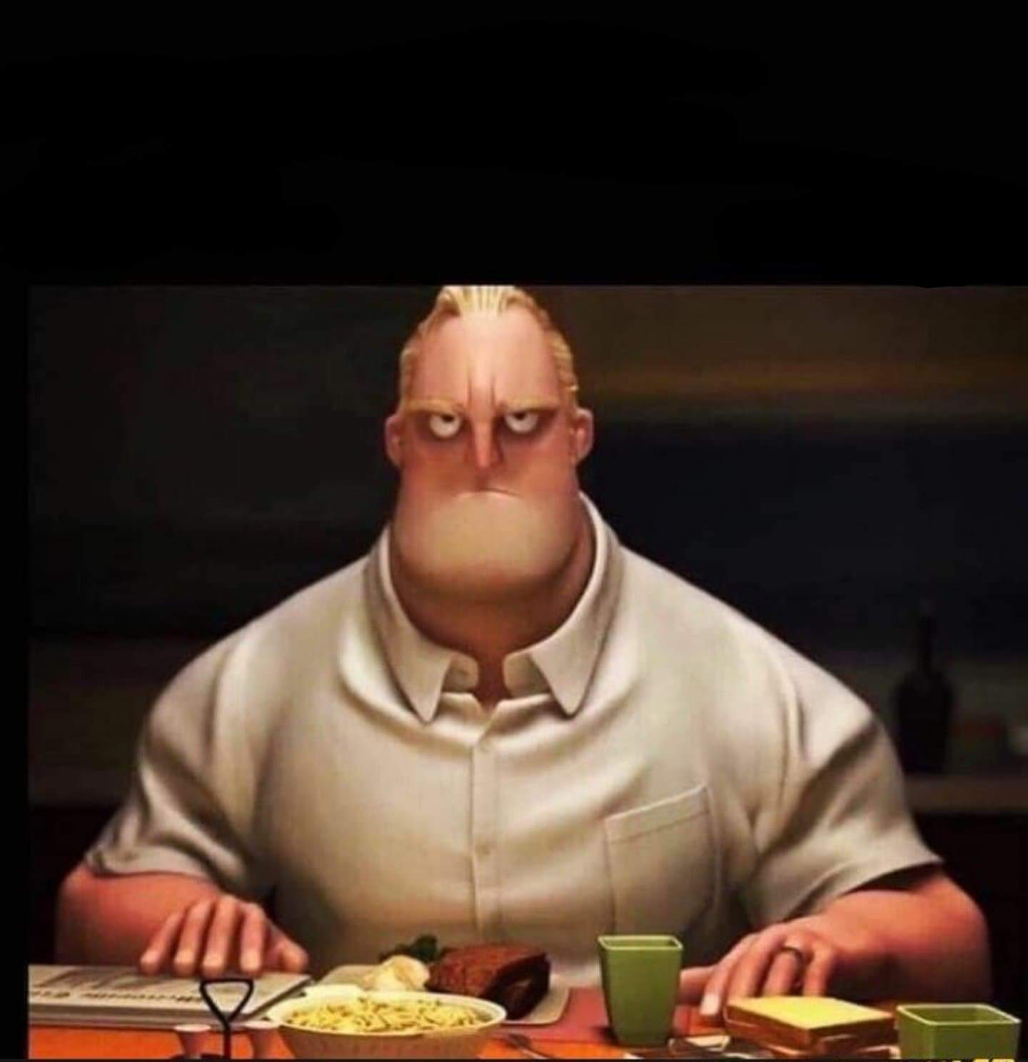 Incredibles Dad Face Meme