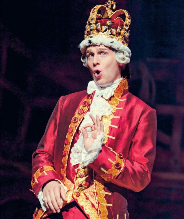 King George from Hamilton Blank Meme Template