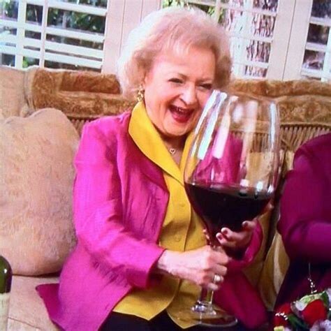Betty White Wine Glass Birthday Blank Meme Template