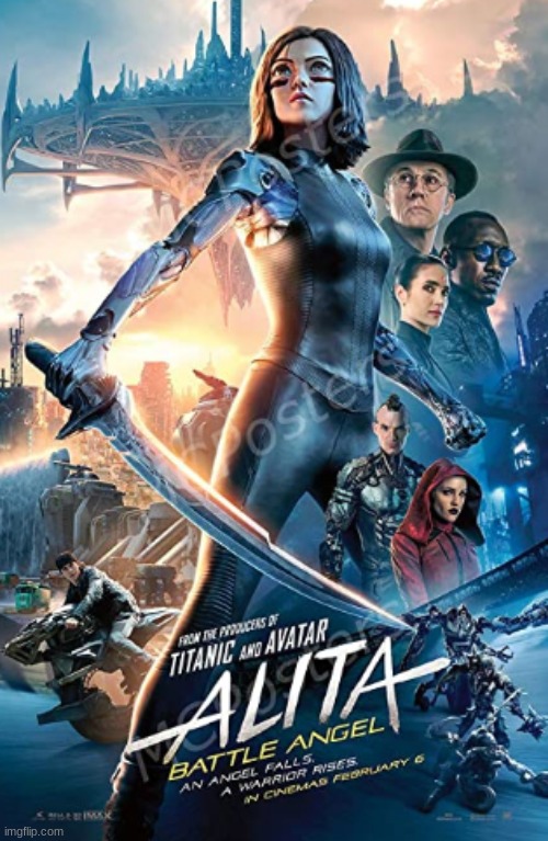 The animation is absolutely stunning, and THEY BETTER MAKE A SEQUEL! | image tagged in alita battle angel,movies,rosa salazar,christoph waltz,mahershala ali,jennifer connelly | made w/ Imgflip meme maker