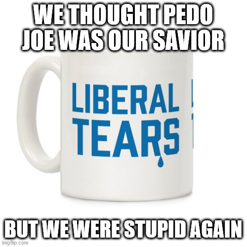 WE THOUGHT PEDO JOE WAS OUR SAVIOR BUT WE WERE STUPID AGAIN | made w/ Imgflip meme maker
