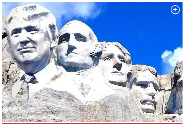 MOUNT TRUMPMORE Blank Meme Template