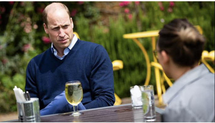 Prince William Drinks Cider Blank Meme Template