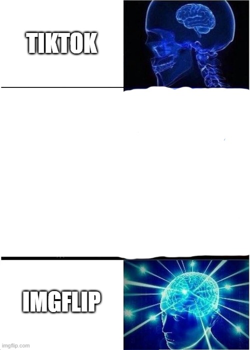 simple isn't it | TIKTOK; IMGFLIP | image tagged in memes,expanding brain | made w/ Imgflip meme maker