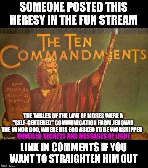 image tagged in heresy | made w/ Imgflip meme maker