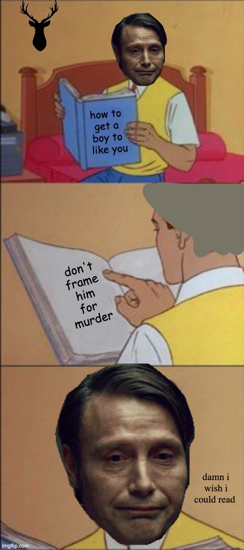 Peter parker reading a book  | how to 
get a 
boy to 
like you; don't 
frame 
him 
for 
murder; damn i wish i could read | image tagged in peter parker reading a book | made w/ Imgflip meme maker