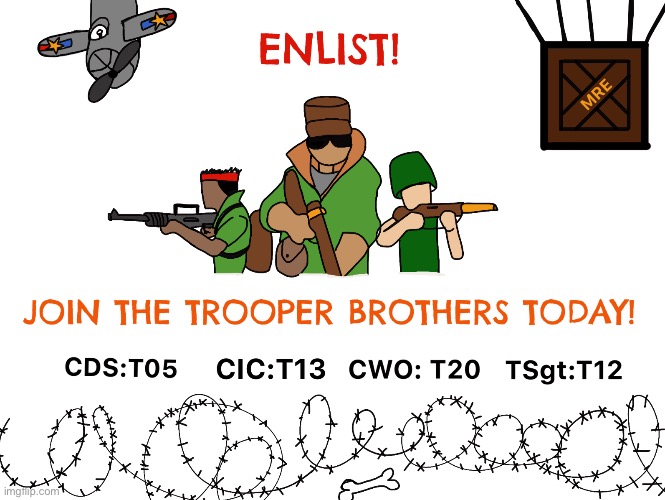 ENLIST! | image tagged in join me | made w/ Imgflip meme maker