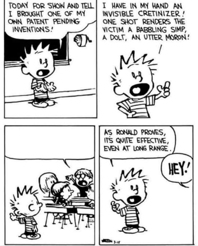 High Quality Calvin Invention Blank Meme Template