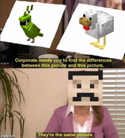 image tagged in they're the same picture,hermitcraft | made w/ Imgflip meme maker