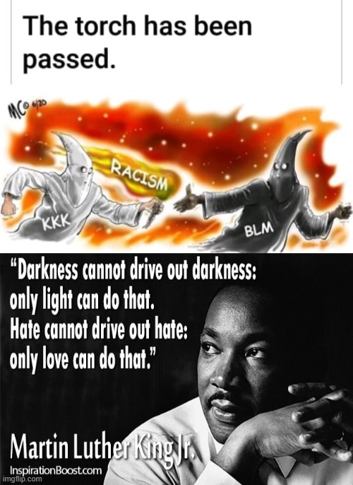 You Choose!    Hate or Love? | image tagged in blm,stupid liberals,democrats | made w/ Imgflip meme maker