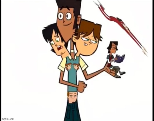 The Ultimate Crossover | image tagged in crossover,total drama,dumb,memes | made w/ Imgflip meme maker