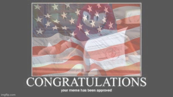 Holy Your Meme Has Been Approved USA | image tagged in holy your meme has been approved usa | made w/ Imgflip meme maker