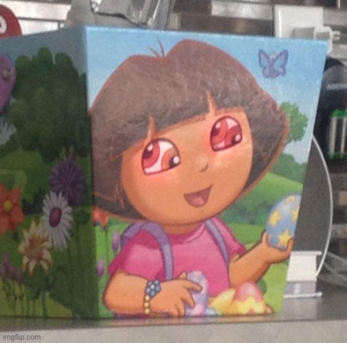 Hello, welcome to the Satan’s lair.... do you need anything?? | image tagged in memes,funny,dora the explorer,cursed image,you had one job,satan | made w/ Imgflip meme maker