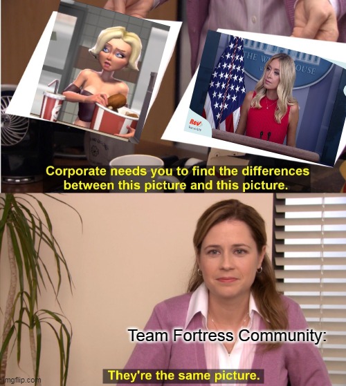 Why am i the only one that realizes this? | Team Fortress Community: | image tagged in memes,they're the same picture | made w/ Imgflip meme maker