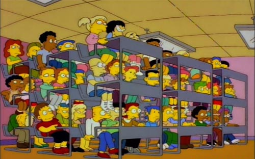 Simpsons OverCrowded Blank Meme Template