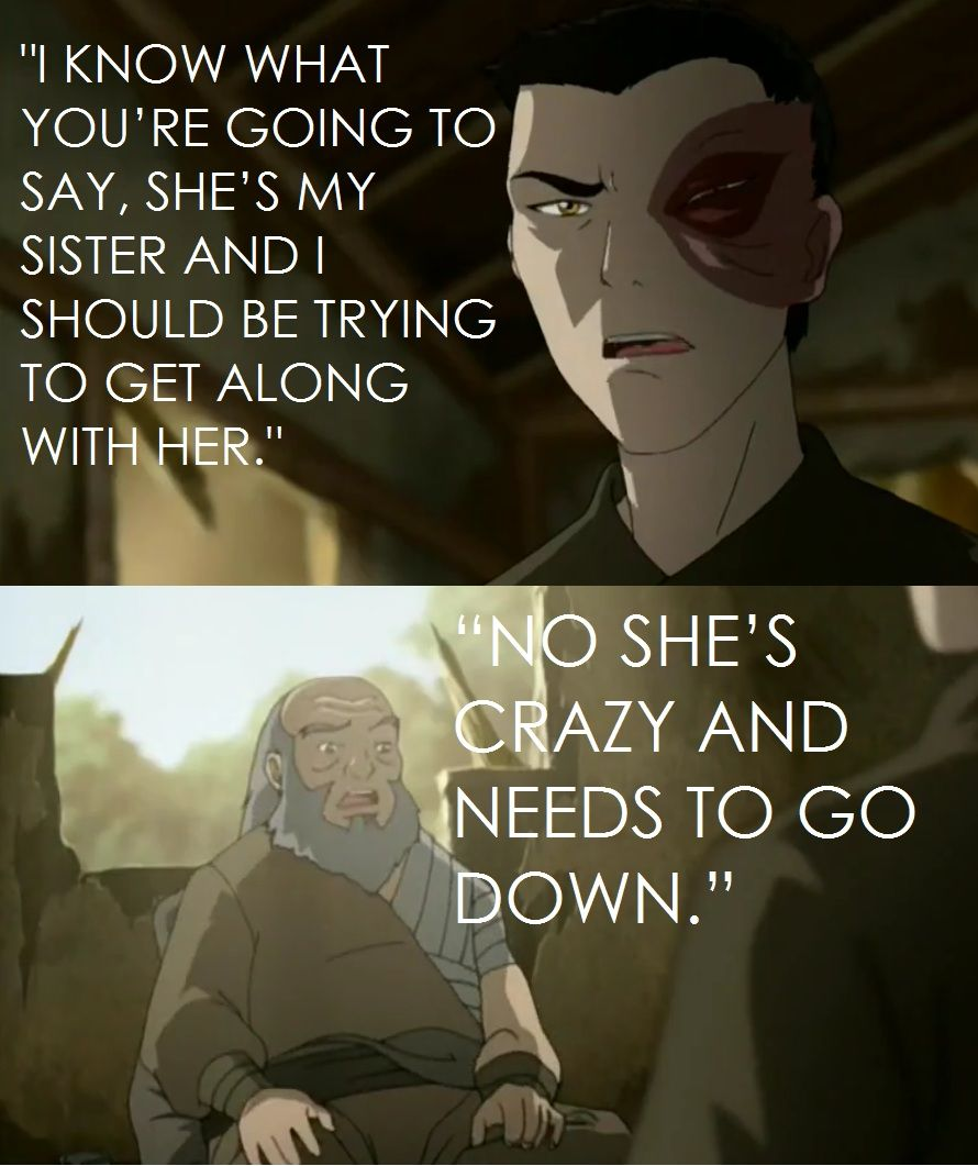 Iroh she is crazy and needs to go down Blank Meme Template