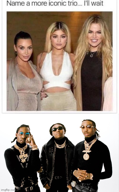 If you disagree get help | image tagged in name a more iconic trio,migos | made w/ Imgflip meme maker