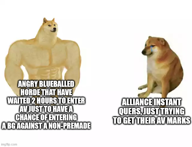 Buff Doge vs. Cheems Meme - Imgflip