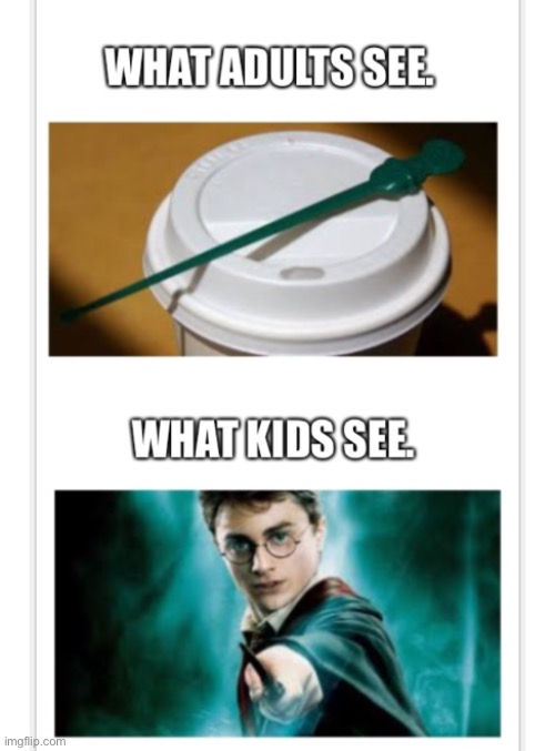 I think we can relate. | image tagged in harry potter,starbucks,coffee | made w/ Imgflip meme maker