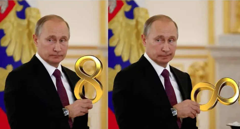 Putin Infinity Blank Meme Template