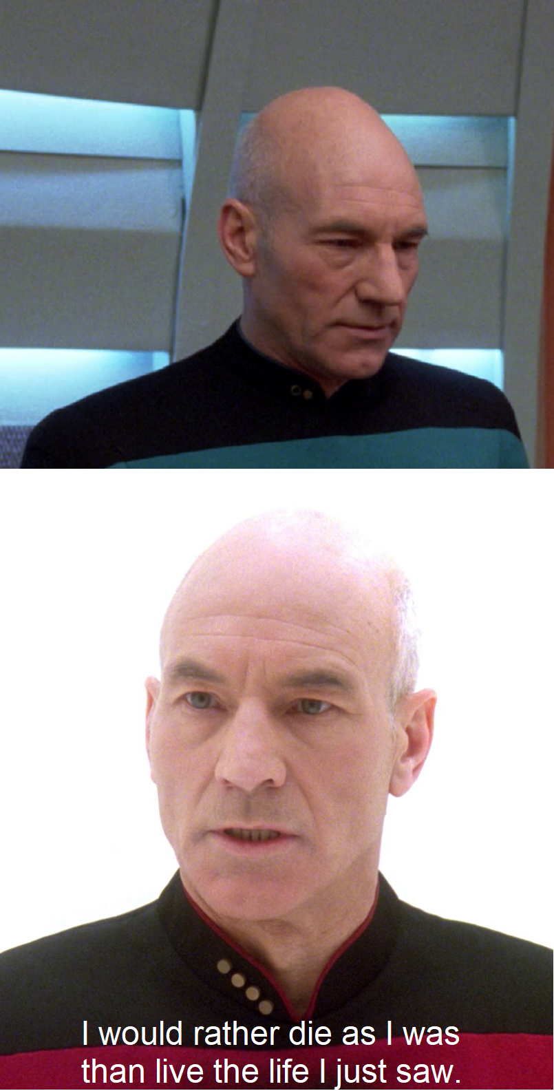 High Quality Picard Tapestry Blank Meme Template