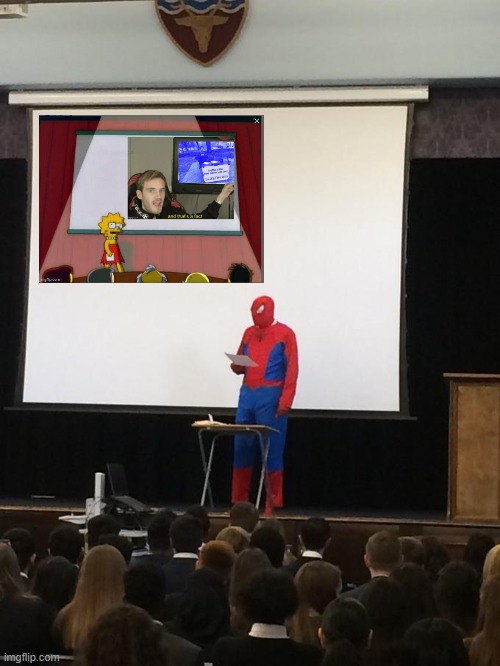 image tagged in spiderman presentation | made w/ Imgflip meme maker