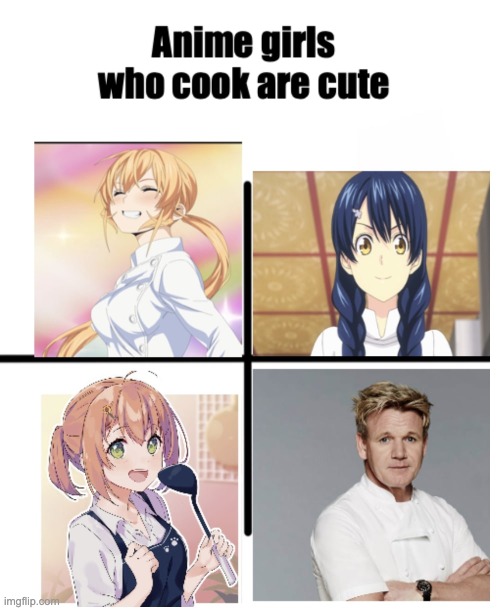 cooks | image tagged in anime | made w/ Imgflip meme maker
