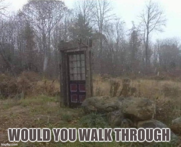 scary | WOULD YOU WALK THROUGH | image tagged in door | made w/ Imgflip meme maker