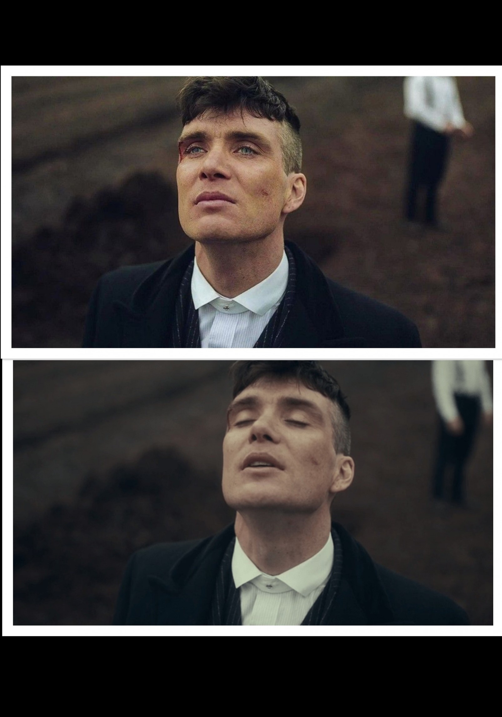 High Quality peaky blinders crying part Blank Meme Template