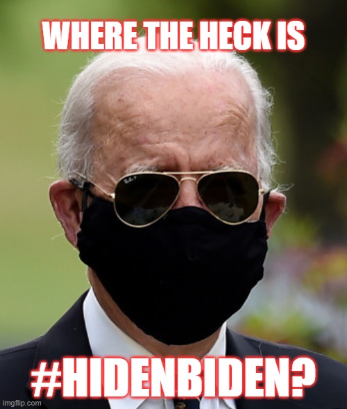 HidenBiden | WHERE THE HECK IS; #HIDENBIDEN? | image tagged in politics,democrats | made w/ Imgflip meme maker