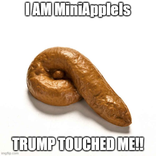 I AM MiniAppleIs TRUMP TOUCHED ME!! | made w/ Imgflip meme maker