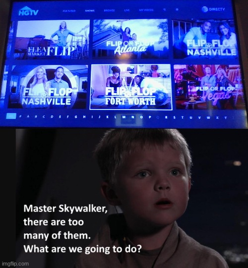 hgtv's new empire | image tagged in star wars prequels | made w/ Imgflip meme maker