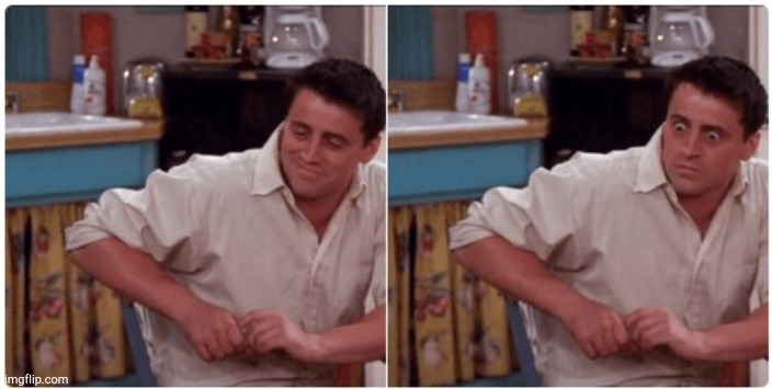 Joey from Friends | image tagged in joey from friends | made w/ Imgflip meme maker