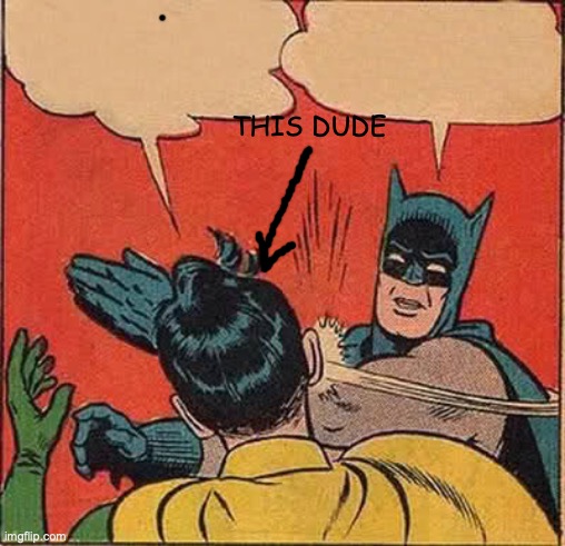 Batman Slapping Robin Meme | THIS DUDE | image tagged in memes,batman slapping robin | made w/ Imgflip meme maker
