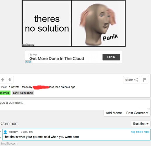 made w/ Imgflip meme maker