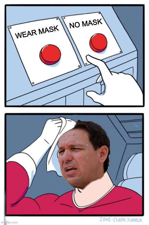 High Quality "governor" DeSantis showing leadership Blank Meme Template