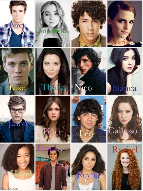 This should be the new HoO cast | made w/ Imgflip meme maker
