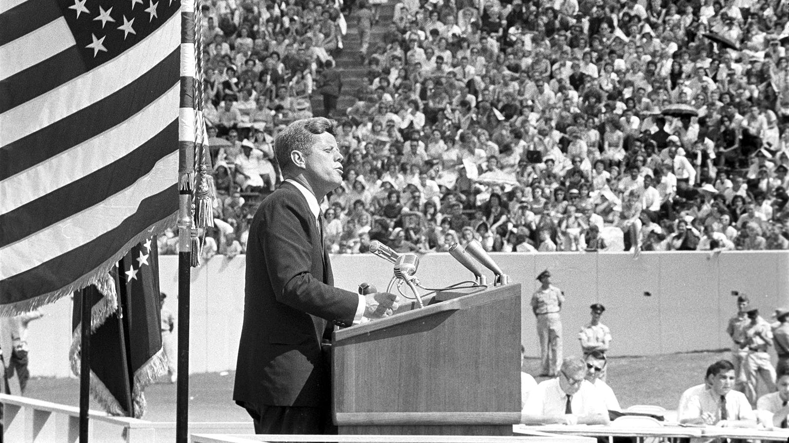 High Quality JFK at Rice University Blank Meme Template